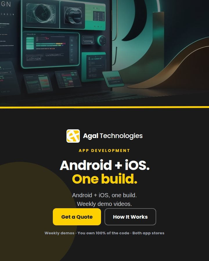 Android and iOS mobile app development by Agal Technologies, Coimbatore
