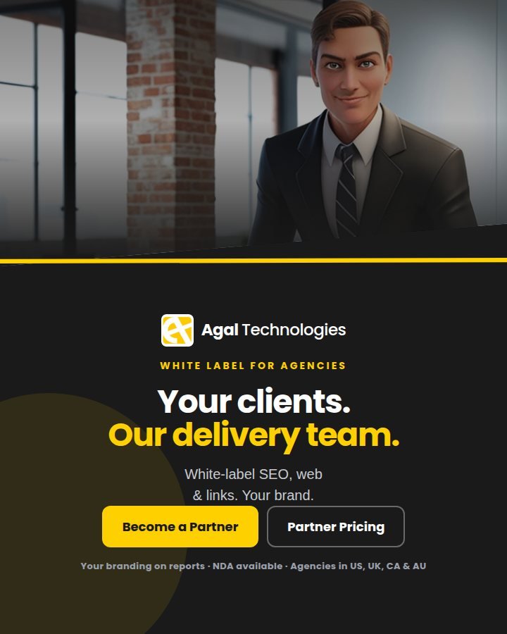White-label SEO, web design and link building for agencies — your brand on every report