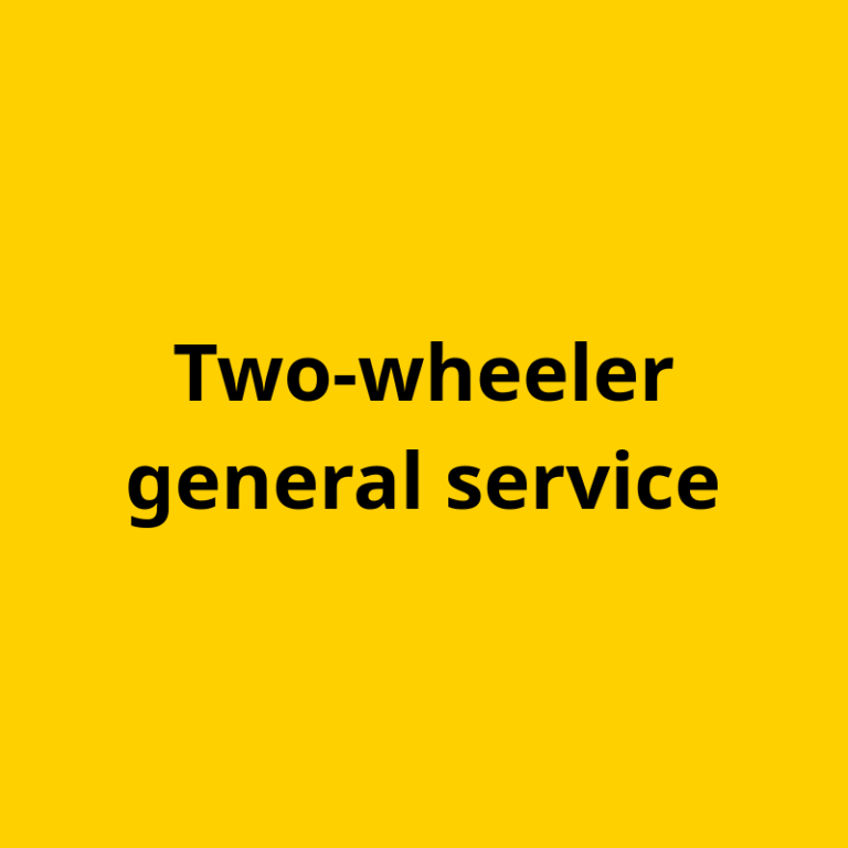 Two-wheeler general service