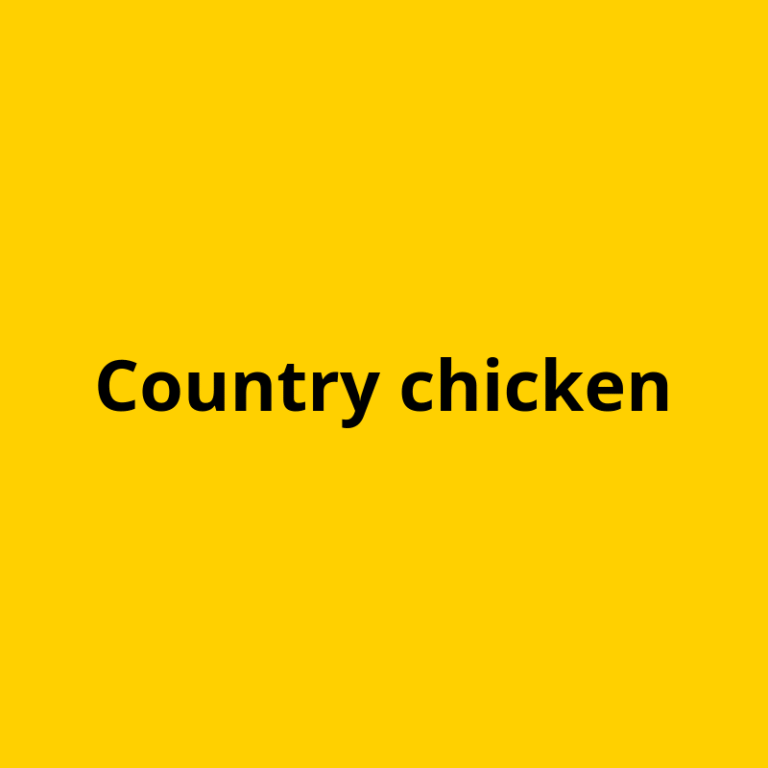 Country chicken