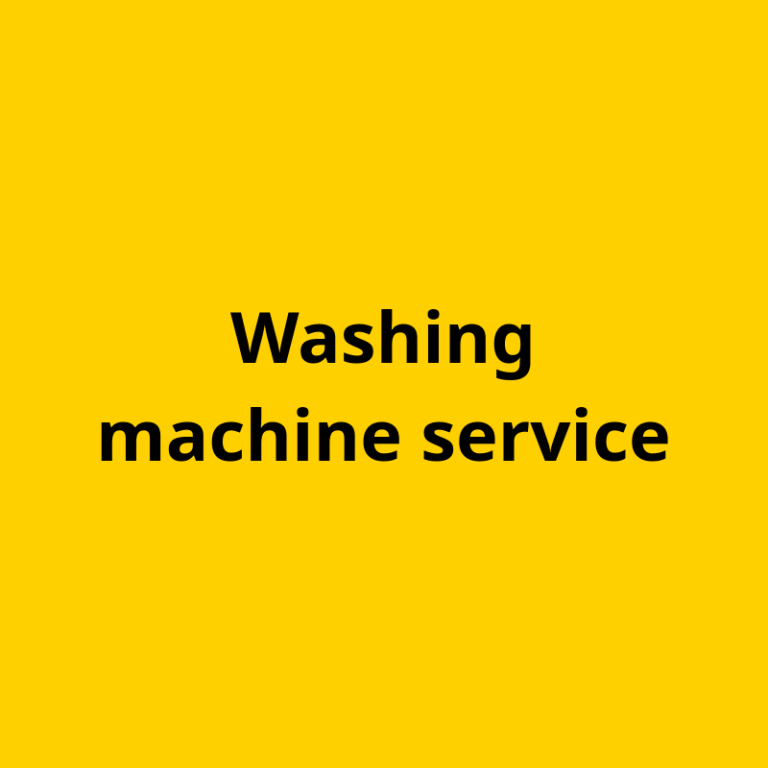 Washing machine service