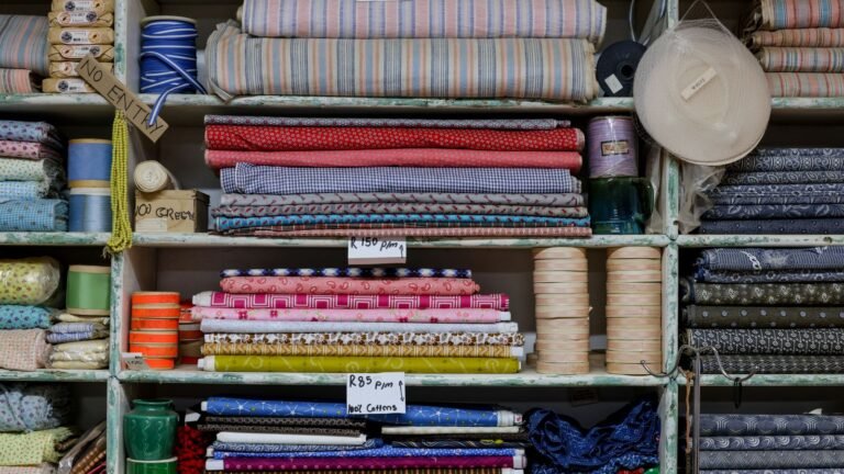 Textile shop demo card