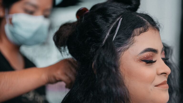 Beauty parlour demo card