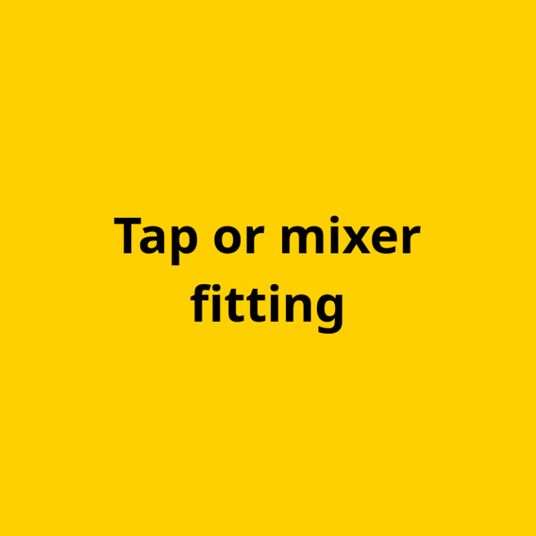Tap or mixer fitting