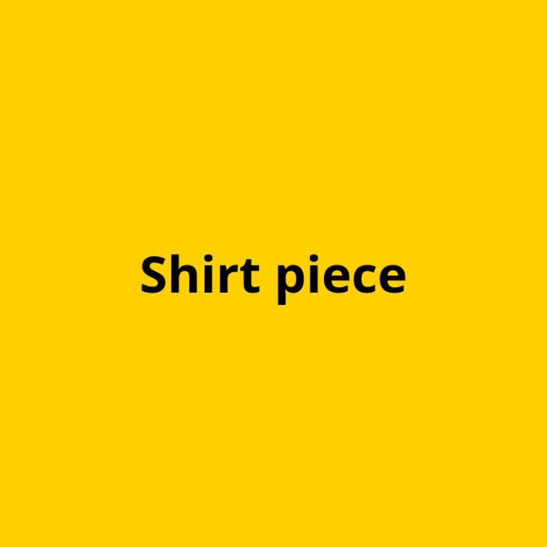 Shirt piece