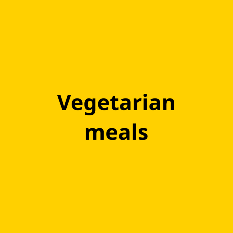 Vegetarian meals