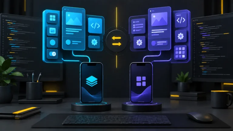 Flutter and React Native mobile app development comparison